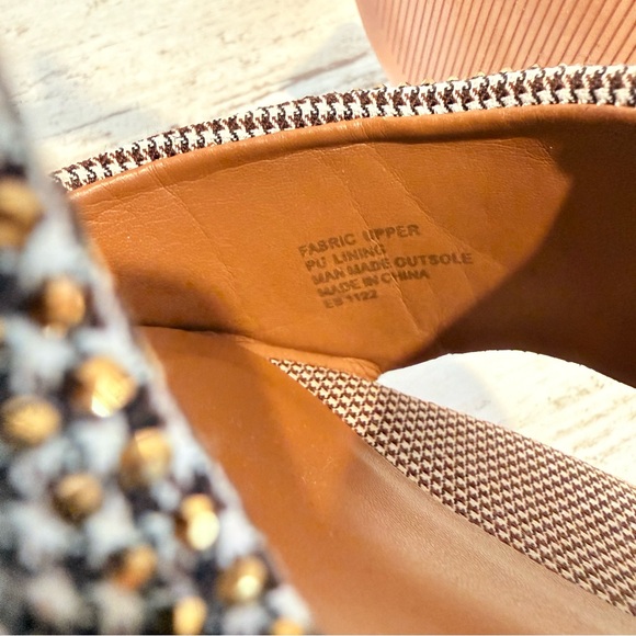 Kurt Geiger London Houndstooth Embellished KENSINGTON PLATFORM HEEL Size 39 NEW - Picture 13 of 16